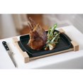 thumbnail image 3 of STAUB Assiette de Service Rectangulaire en Fonte 33 cm x 22 cm, Noire, 3 of 5