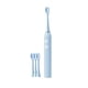 thumbnail image 2 of Cepillo de dientes eléctrico con temporizador y 4 cabezales de cepillo - Impermeable IPX7, 5 modos de limpieza, recargable por USB, portátil para viajar - blanco, rosa, azul, 2 of 7