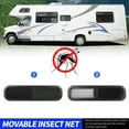 thumbnail image 4 of Horizontal Sliding RV Window 35.4 X 11.8in  Resistant  Removable Screens for  Black Frame, 4 of 7