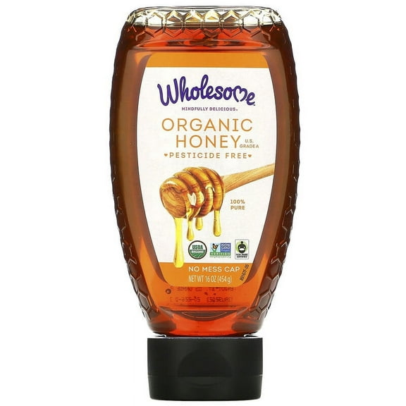 Wholesome, Organic Honey, 16 oz (454 g) (Case of 6 )