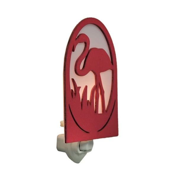 Pink Flamingo Tropical Plug In Night Light - Walmart.com - Walmart.com