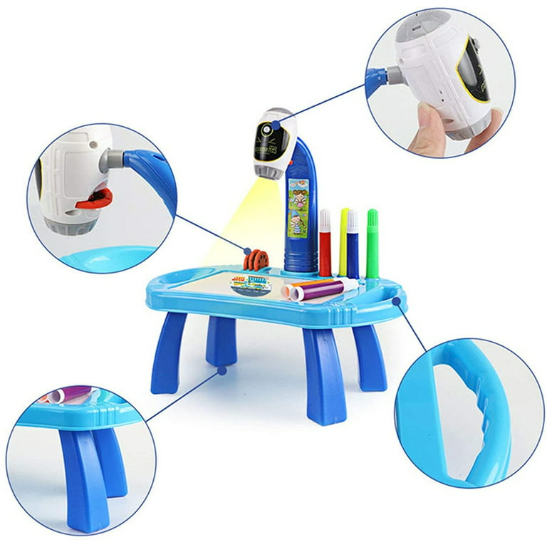 Fridja Drawing Projector Desk for Kids, Drawing Projection Toy