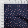 thumbnail image 1 of oneOone Georgette Viscose Fabric Leaves & Flower Floral Print Sewing Fabric BTY 42 Inch Wide, 1 of 4