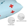 thumbnail image 3 of Balery Syringe And Red Cross Funda de Cojín Estampada, Regalos para Mujeres, Regalos de Amor para Ella, Regalos para Novia o Esposa, Funda de Almohada-14"x20", 3 of 6