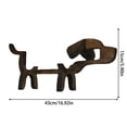 thumbnail image 3 of Outdor Wooden Wine Racks Animal Wine Bottle Holder Wooden Wine Rack Wine Holder Ornament Novelty Wine Racks Standing Easy To Use A, 3 of 5