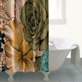 thumbnail image 4 of Bright Spring Bloom Bathroom Curtain 72x72, Colorful Floral and Garden Print on Fast-Dry Polyester with Hooks, 4 of 5