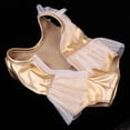 thumbnail image 4 of Preciosa Ropa de Mono de Baile de Ballet Decoraciones para 18 Pulgadas American Gir Doll Color Oro Sunnimix Vestido de muñecas de 18 pulgadas, 4 of 8