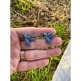 thumbnail image 1 of Hummingbird Blue Stud Earrings Gift, 1 of 4