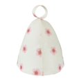 thumbnail image 1 of Sombrero de sauna anti -calefacción accesorios de baño cómodos sombrero de casa de baño Flores, 1 of 8