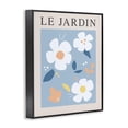 thumbnail image 2 of Stupell Industries Bohemian Bouncing Floral Le Jardin Black Framed Giclee Art, 24 x 30, by Anna Quach, 2 of 8