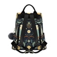 thumbnail image 2 of FORMRS Women's Travel Backpack Purse Anti-Theft Hidden Pockets Casual Shoulder Bag, Mystical Owls Pattern, 2 of 7