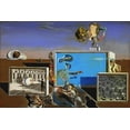 thumbnail image 1 of Salvador Dali Car Wreckage Give Rise To A Blind Horse - CANVAS OR PRINT WALL ART, 1 of 1