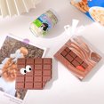 thumbnail image 4 of Bloc-notes Motif Chocolat Format Compact Papier Usage Étudiant Mini Bloc-Notes Fournitures Scolaires, 4 of 7