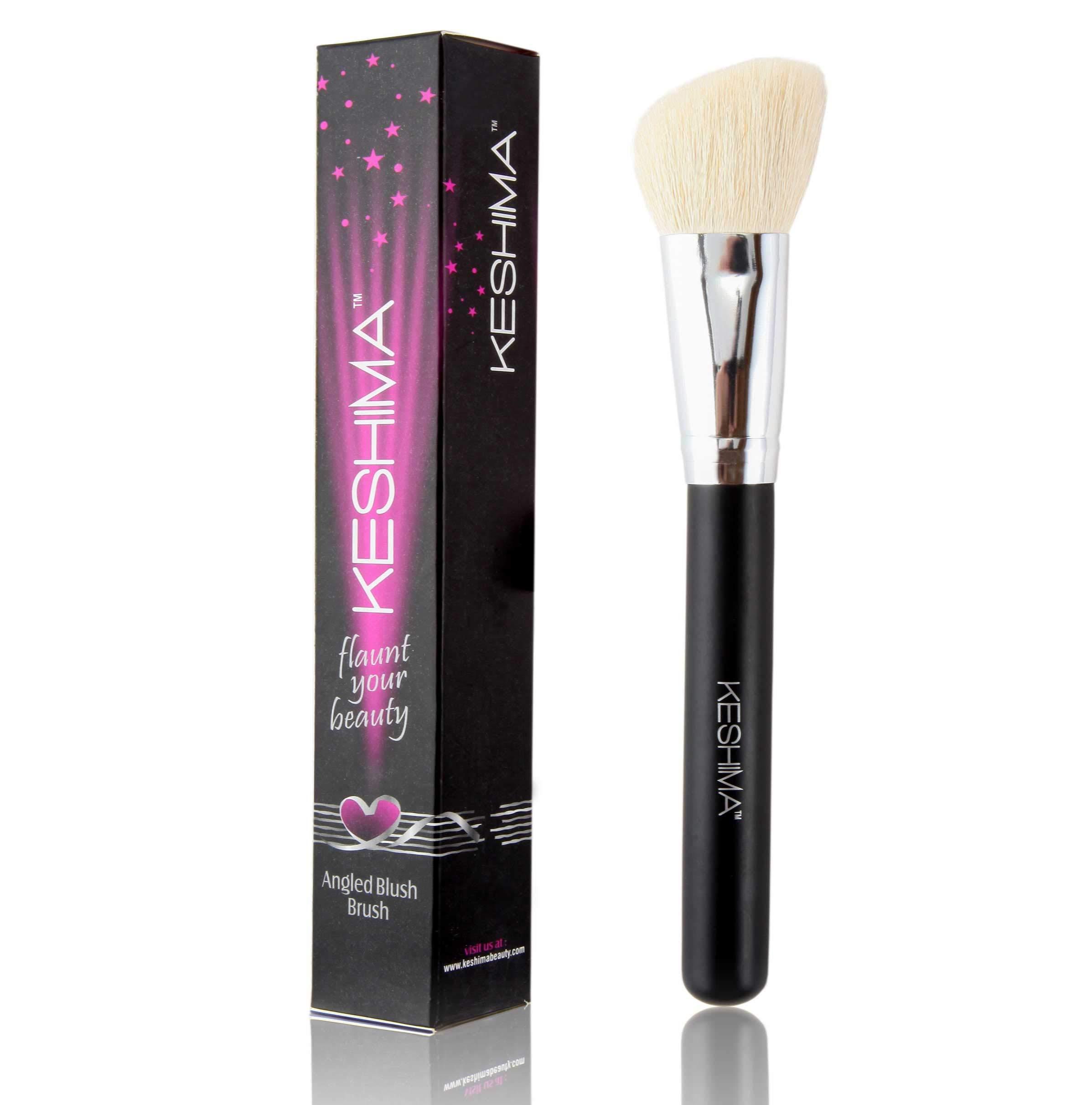 Angled Blush Brush/Bronzer Brush By Keshima Best Brush for Contouring
