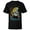 Black, variant on Disney Alice in Wonderland with Flowers Vintage Retro - Short Sleeve T-Shirt for Kids - Customized-White