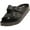 Black, variant on NORTY Women's Indoor Outdoor 2 Strap Adjustable Buckles Slide Sandal 41956-9B(M)US (Grey)