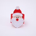 thumbnail image 1 of Wabjtam 8pcs Christmas Napkin Rings Napkin Holders Christmas Party Banquet Dinner Table Decor, 1 of 2