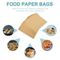 thumbnail image 4 of Kraft Paper Grease-proof Bag Snack Bags Lunch Small Sandwich Oil Bakery Supply Donut, 4 of 6