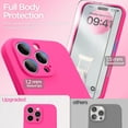 thumbnail image 3 of for iPhone 16 Pro Max Case, Liquid Silicone Case with Camera Protection Soft Gel Rubber Cover with Microfiber Lining Shockproof Protective Phone Case for iPhone 16 Pro Max 6.9", Light Brown, 3 of 5