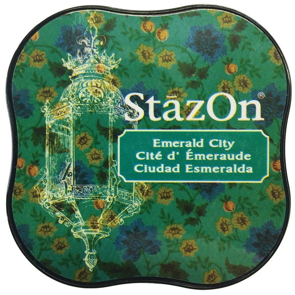 Stazon Midi Encre Pad-Emerald Ville