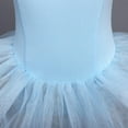 thumbnail image 6 of IBTOM CASTLE Toddler Kids Girls Ruffle Flutter Sleeve Ballet Dance Tutu Skirted Leotard Ballerina Dancewear 5-6 Years Blue, 6 of 8
