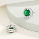 thumbnail image 3 of Pendientes de tuerca Qarigey 1 par para mujer Verde, 3 of 6