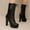 Black, variant on Bnwani Women Boots Ankle Fall Winter Fashion High-Heel High Versatile Casual Sweet Boot Black Size 5.5