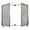 Gold, variant on Modern Ember Aalto Heavy-Duty Steel Mesh Fireplace Screen with Dual Doors and Aged Brass Finish
