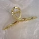 thumbnail image 2 of Whaline Pinza para el cabello Whaline Pinzas de garra retorcidas Abrazaderas Ondulada Gran aleación Captura de cabello Color puro Accesorios de peinado Oro, 2 of 5