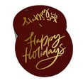 thumbnail image 1 of Inkdotpot Étiquette en Papier Doré Joyeuses Fêtes Étiquette 50 Pcs, 1 of 6