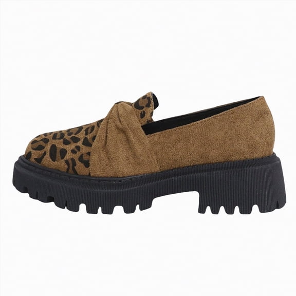 Rotm Business Casual Shoes Women Women's Flats Shoes Ballet Flats Dress Shoes Comfortable Leather Slip on Shoes for Women Brown,Size 7