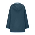 thumbnail image 4 of Women Long Length Raincoats Lightweight Waterproof Rain Jackets Active Outdoor Hooded Windbreaker Jacket with Multi Pockets, 4 of 6