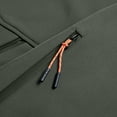 thumbnail image 3 of Tqyyweavej Men's Softshell Jacket Waterproof Windproof Fleece Lined Windbreaker Insulated Solid Color Hooded Rain Coat with Multi Zip Pockets, 3 of 10