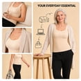 thumbnail image 3 of Grace And Ease Tanks With Built In Bra, Tank Tops With Built In Bras For Older Women Shapewear, Plus Size Womens U Neck Wide Strap High Stretchy Seamless Camisole Tummy Control Workout Tops, 3 of 9