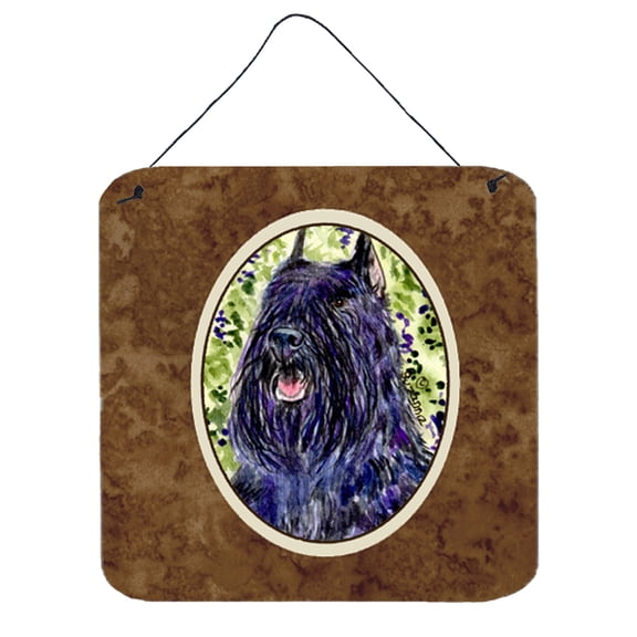 Carolines Treasures SS8853DS66 Bouvier Des Flanders Aluminum Metal Wall or Door Hanging Prints, 6 x 6", Multicolor