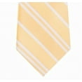thumbnail image 2 of TOMMY HILFIGER Mens Yellow Stripe Classic Neck Tie, 2 of 2