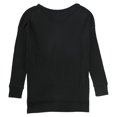 thumbnail image 2 of American Eagle Womens Solid Pullover Blouse, Black, Large, 2 of 2