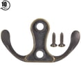 thumbnail image 2 of Perchas de pared percha de gancho retro elegante 51x27 mm 10 piezas para abrigos ANGGREK Otros, 2 of 8