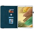 thumbnail image 4 of ELEHOLD Butterfly Embossed Luxury Leather Case for Samsung Galaxy Tab A7 Lite 8.7 inch 2021 Model Case (SM-T225/T220) with Card Pockets Stand  Vintage PU Leather Folio Magnetic Cover, Darkblue, 4 of 5