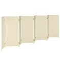 thumbnail image 4 of Red Lantern 3 ft. Short Woven Fiber Folding Screen - Cream - 8 Panel, 4 of 7