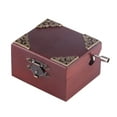 thumbnail image 1 of 1Pc Beech Wood Miniature Classical 8 Note Hand Crank Music Box Musical Toys (For Alice), 1 of 8