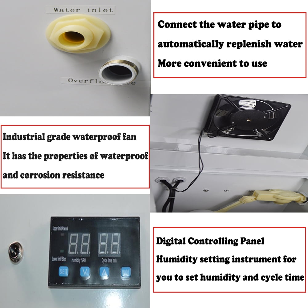 TECHTONGDA Industrial Humidifier Ultrasonic Cooler Sprayer for Fruit Vegetable Fresh Keep 24kg/h Cold Mist Humidifier