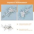 thumbnail image 3 of YSNOOWE Clip Decorativo Con Floral Y Plata Para Novias Y Eventos Sociales, 3 of 8