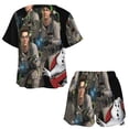 thumbnail image 3 of Ghostbusters Movie Summer Home Suit For Womens Short-Sleeved Pajama Set 2pcs Loungewear Soft Sleepwear T-Shirts Tee Shirt Top And Short Sleeping Pants, 3 of 8
