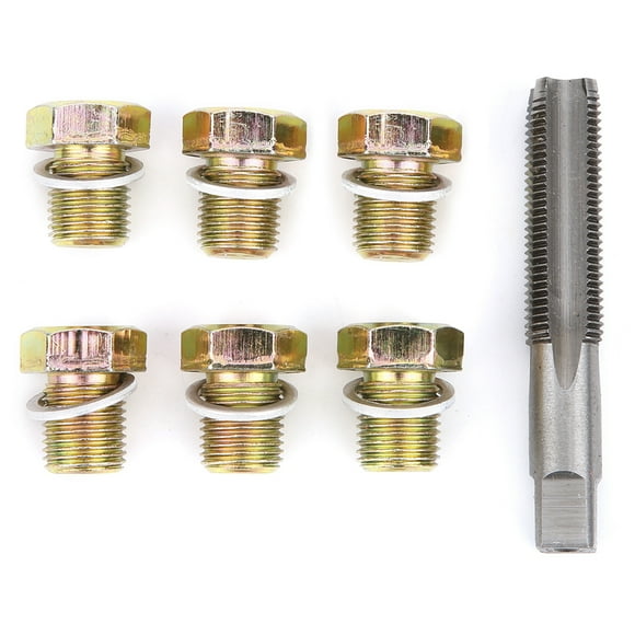 Plug Tap Thread Repair Kit Oil Drain Plug Tap Oil Pan Rethread Tool Automotive Threading Tools M13 X 1.25MM Oil Drain Plug Tap Thread Repair Kit Oil Pan Screws Rethread Tool