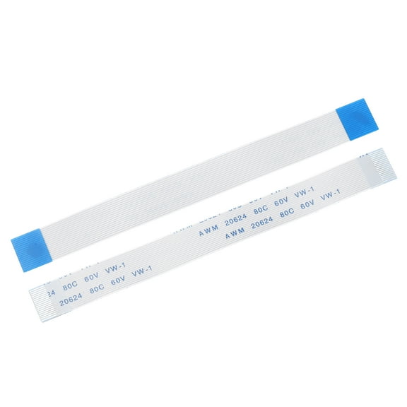 Flexible Flat Cable, 18 Pins 0.5mm Pitch 100mm FPC FFC Ribbon Cable 5Pcs(A Type)