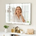 thumbnail image 6 of FULLWATT Vanity Mirror with Lights and Bluetooth Speaker, 32"LED Makeup Mirror, Lighted Makeup Mirror with Dimmable 3 Modes, USB Charging Port, 6 of 10