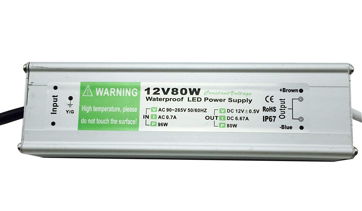 10W 24V Waterproof outdoor Single Output Switching power supply for LED AC to DC 