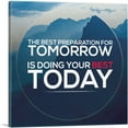 thumbnail image 1 of ARTCANVAS Best Preparation Is Doing Best Today Motivational Canvas Art Print - Size: 12" x 12" (0.75" Deep), 1 of 9