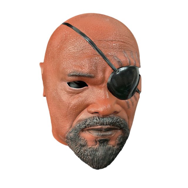 Máscara Shields Agents Cosplay de látex para Halloween, carnaval y pascua
